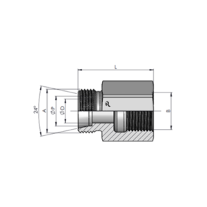 GAI-M-L Parallel Female Coupling