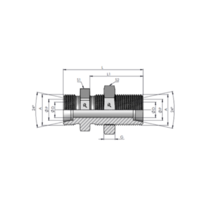 SV-S Bulkhead Straight