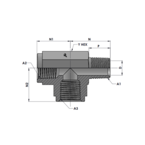 RJ5602-00-00-00 Series MP-FP-FP STREET TEE