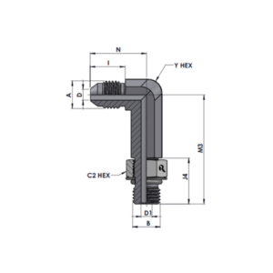 RJ6801-LL-00-00 Series	 MJ-MAORB 90°  X-LONG