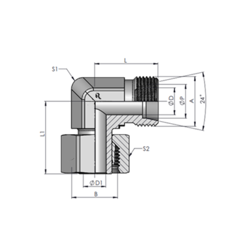 EVW-S Swivel Elbow