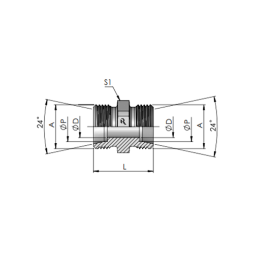 RJG-S-Straight Coupling