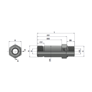 RJFS6400-L-00-00-O Series MFS-MORB STRAIGHT LONG